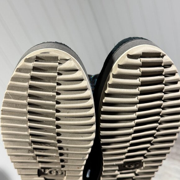 UGG Birch 1095712 Lace-Up Ankle Waterproof Women’s Boot Size 6.5 Black Ugg Boots - Picture 10 of 10